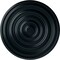 Ekena Millwork Carton Ceiling Medallion (For Canopies up to 2 5/8"), Hand-Painted Night Shade, 12 5/8"OD x 1"P CM13CANSF - alternate 1